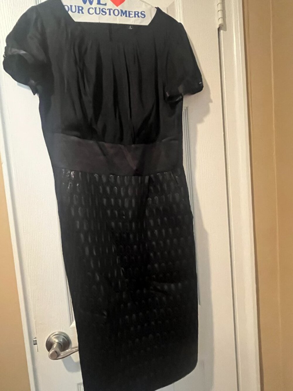 Tahari Arthur S Levine Black Party Dress